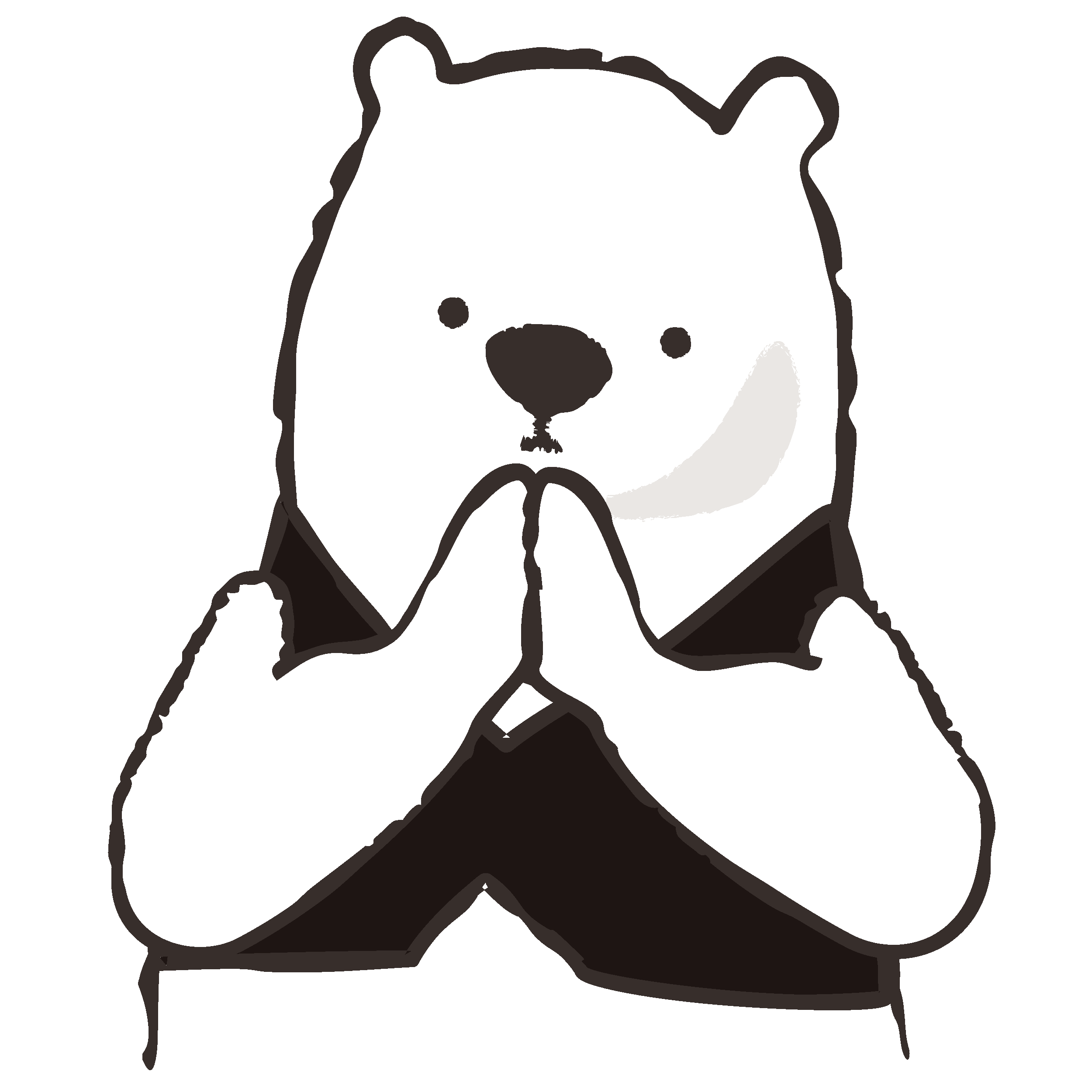 元気にポーズをとるアルルさんのキャラクターイラスト