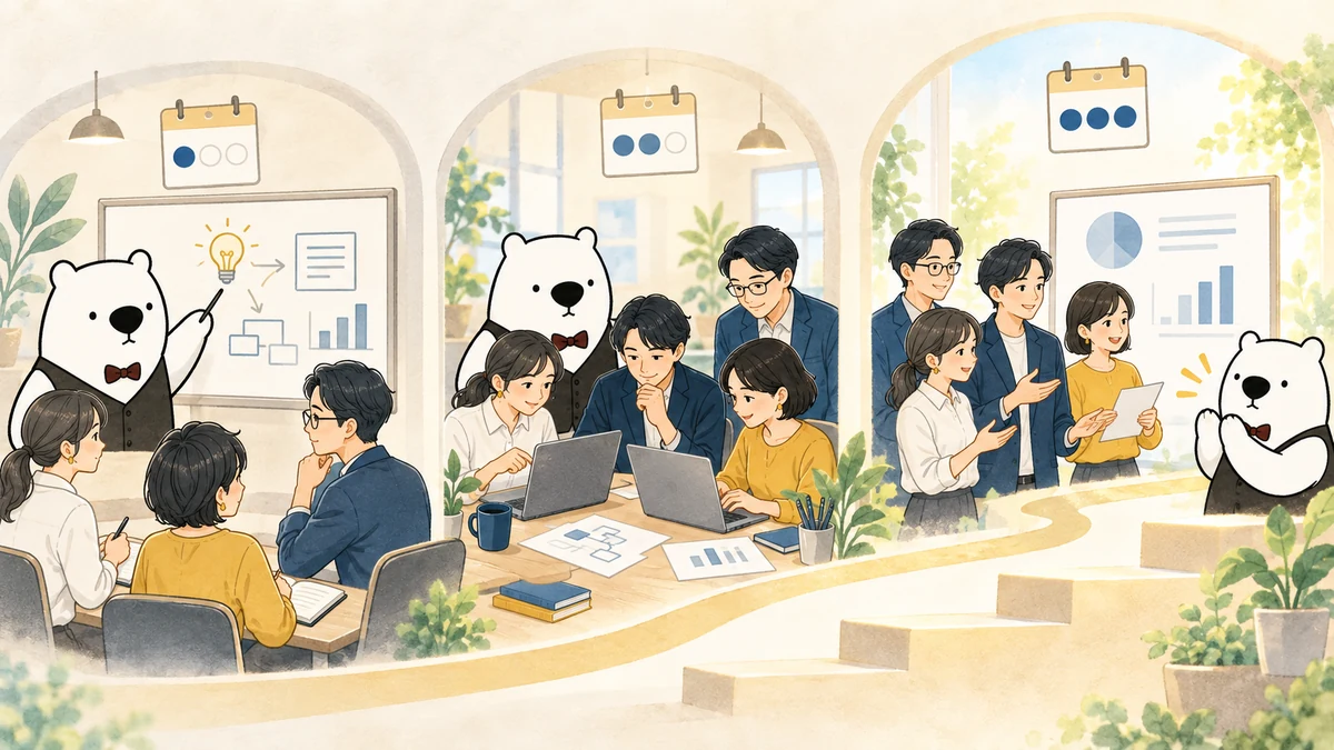 第1回から第3回へと回を重ねる連続講座の様子とアルルさん