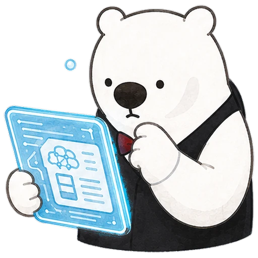 書類のタブレットを持つアルルさん