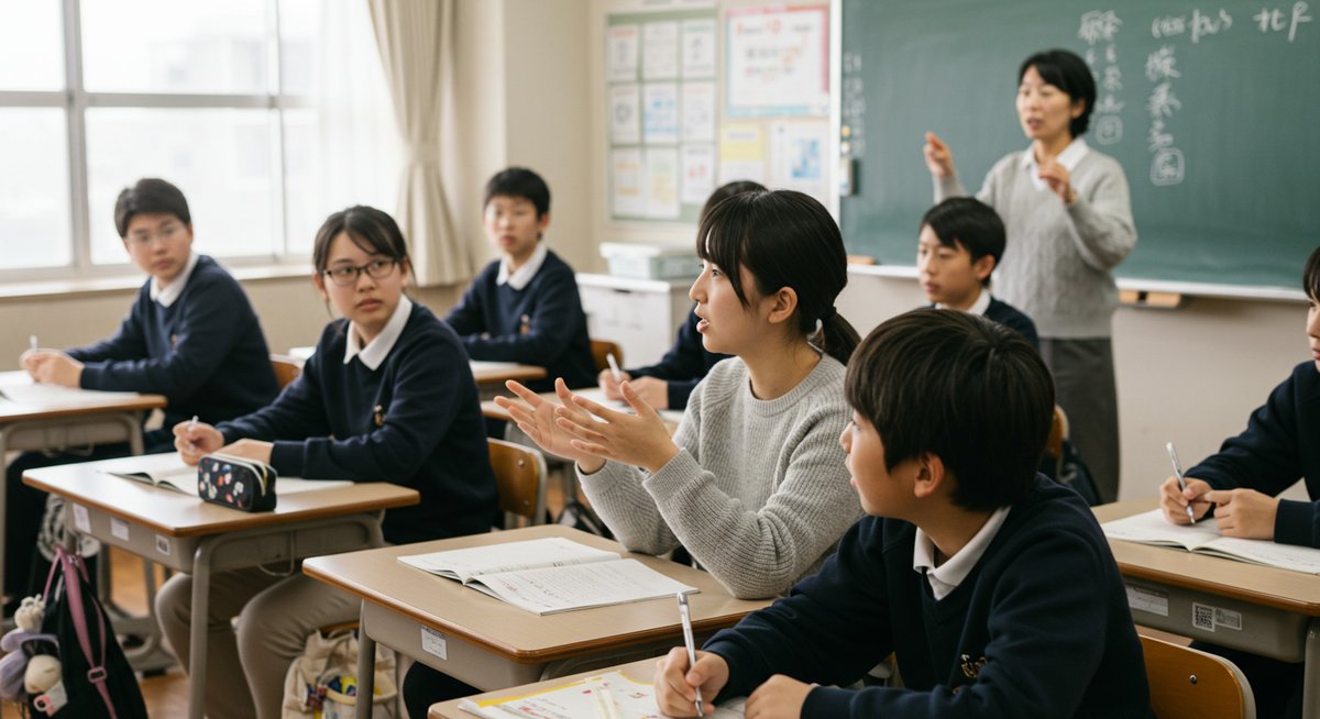 生徒 が 集まる 教室