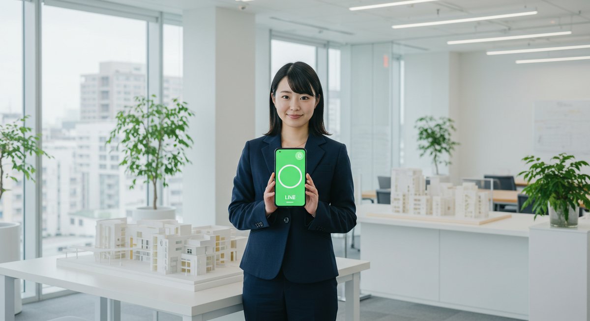 工務 店 LINE 活用