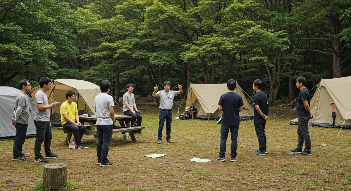 キャンプ場 平日 集客