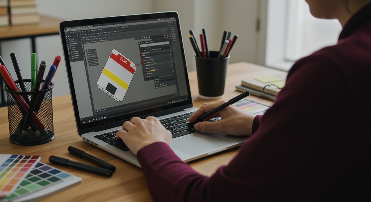 canva ラベルシール