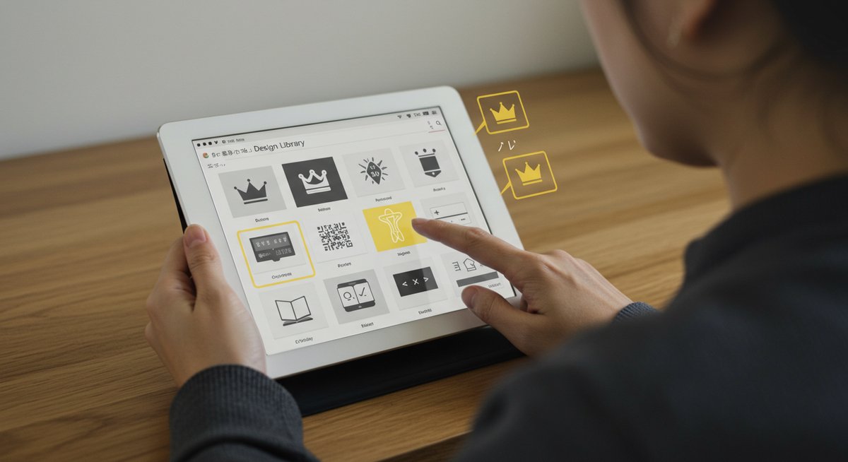 canva プレミアム素材の見分け方