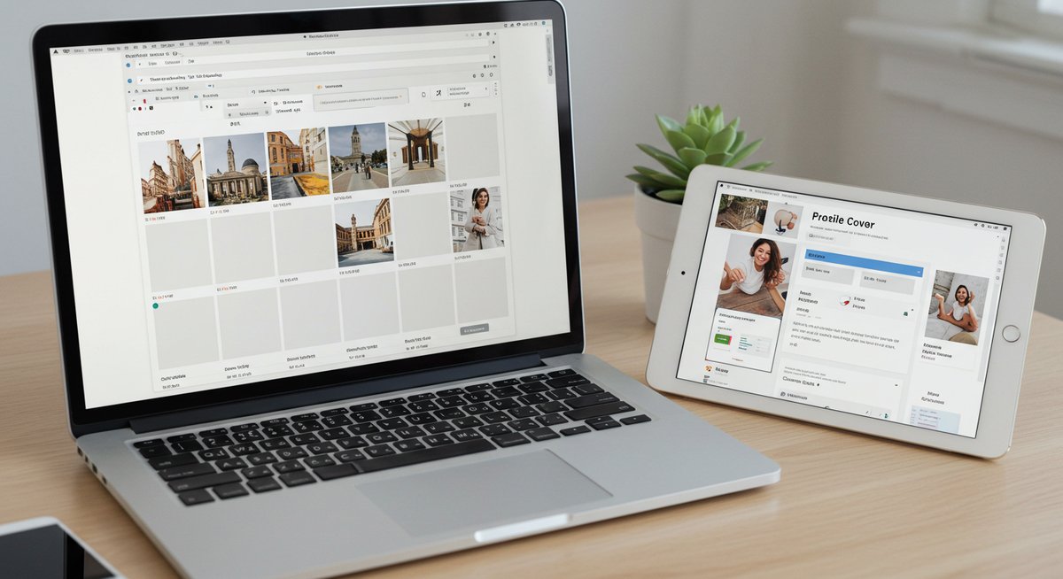 canva プロフィールブック