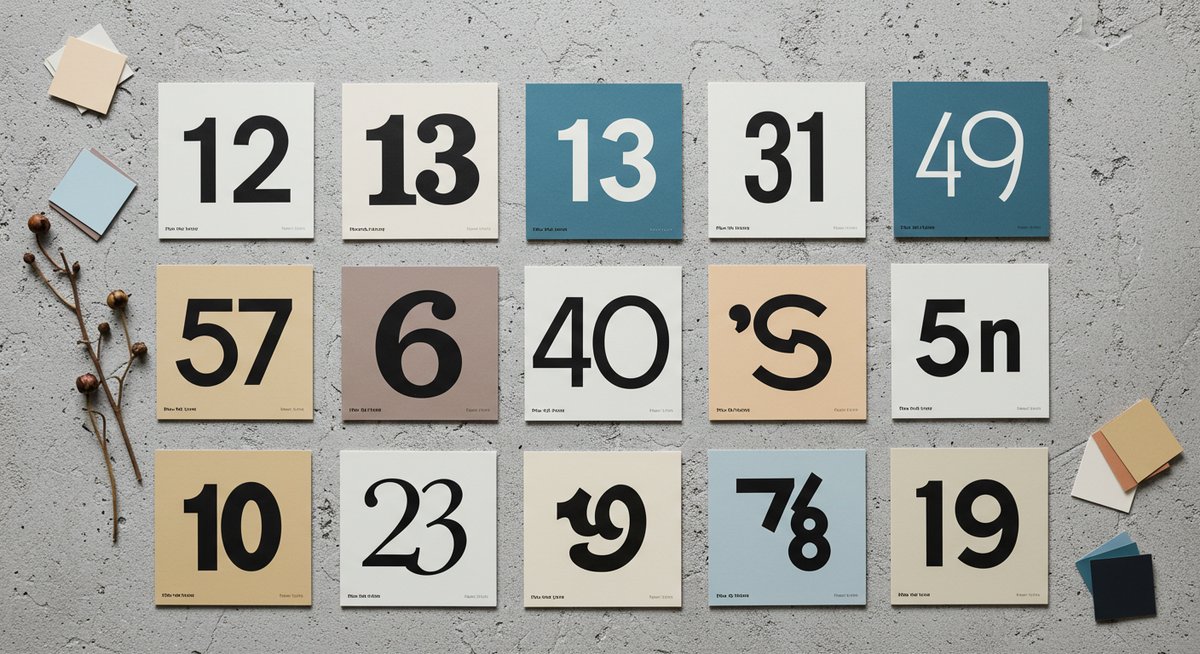 数字 かっこいい フォント