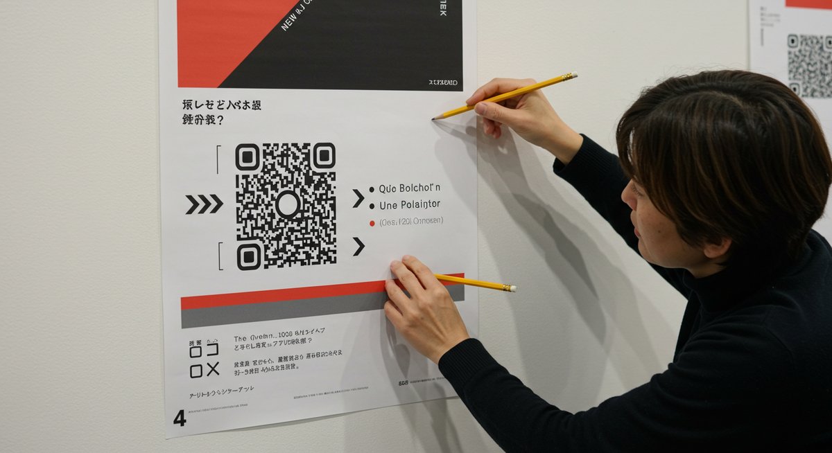 qrコード 誘導 デザイン