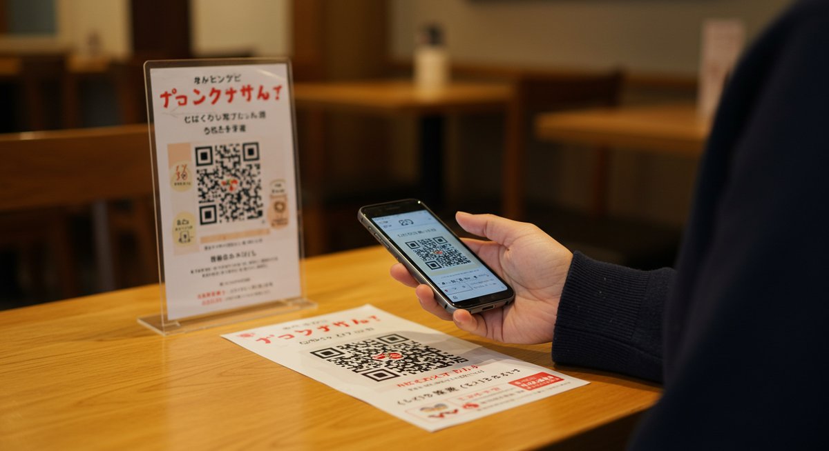 qrコード チラシ