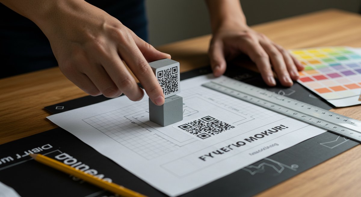 チラシ qrコード 載せ方