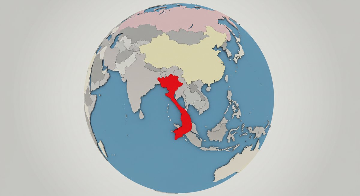 ベトナムの位置