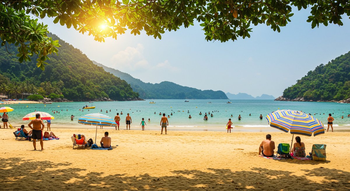 ランカ ウイ 島 海 汚い