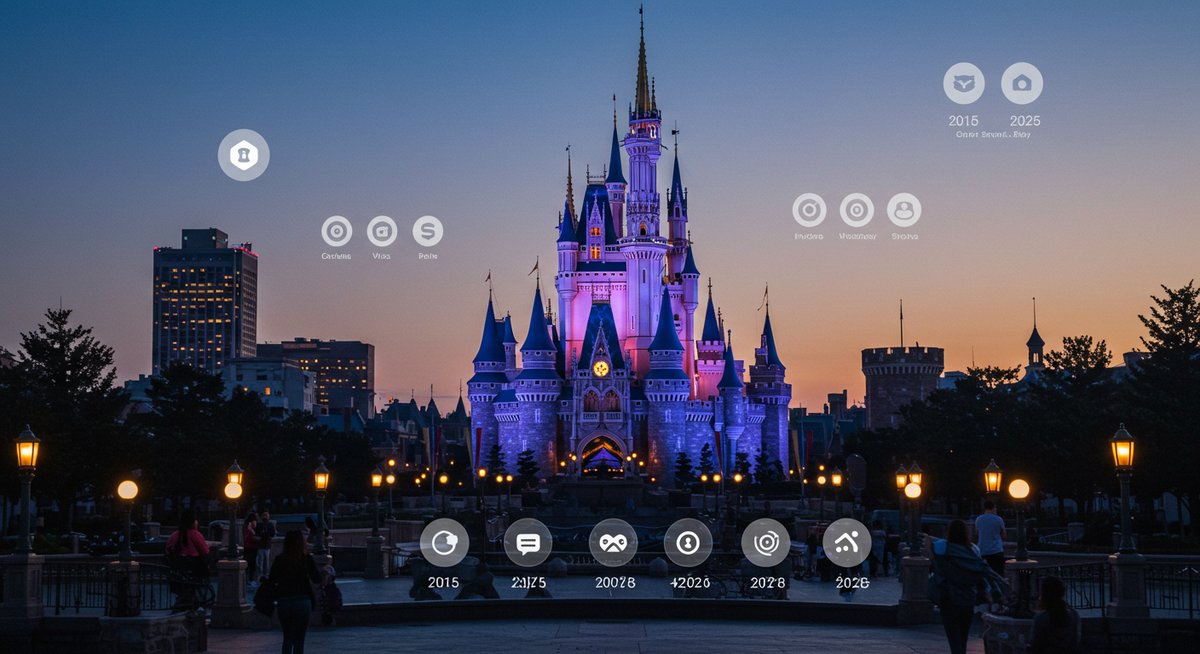 ディズニーランド 入場者数 推移