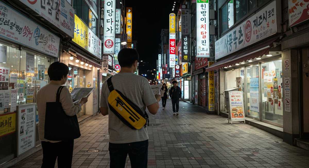 韓国旅行 リュック 危ない