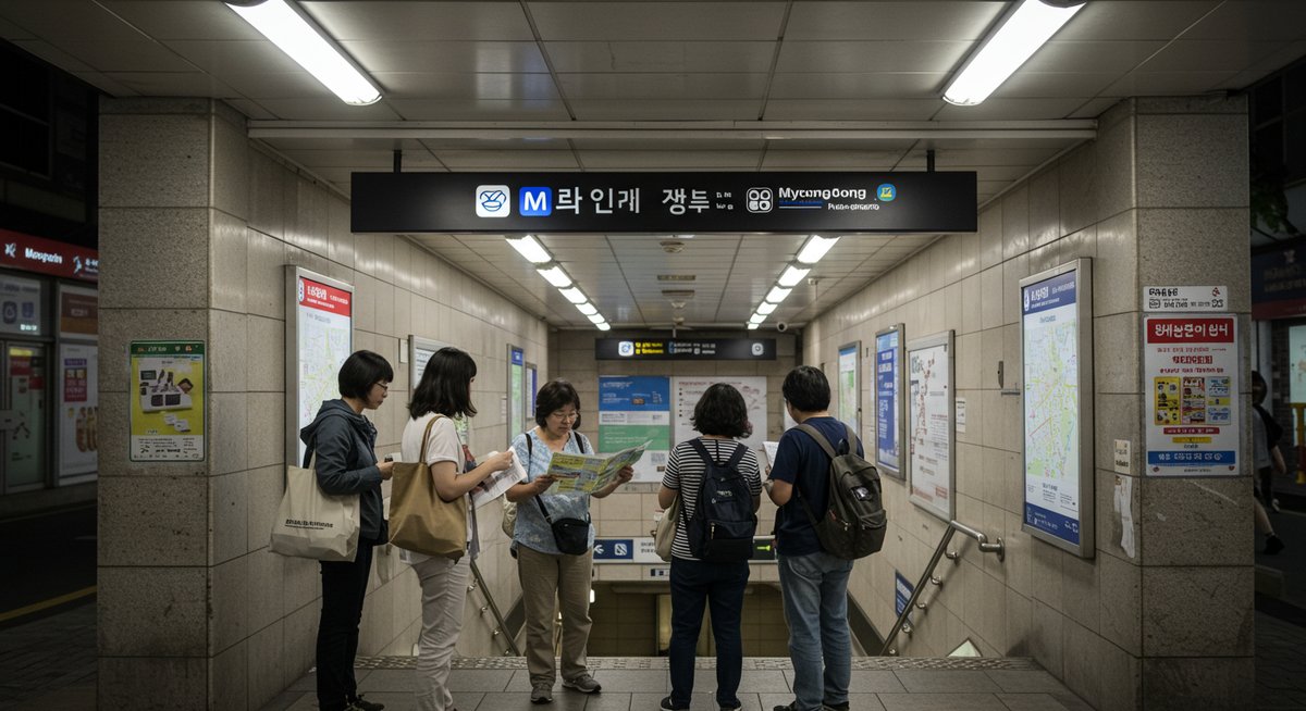 明洞 夜遊び
