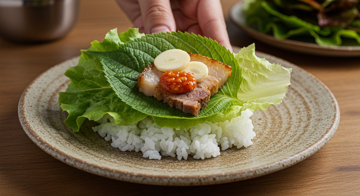 サムギョプサル 食べ方