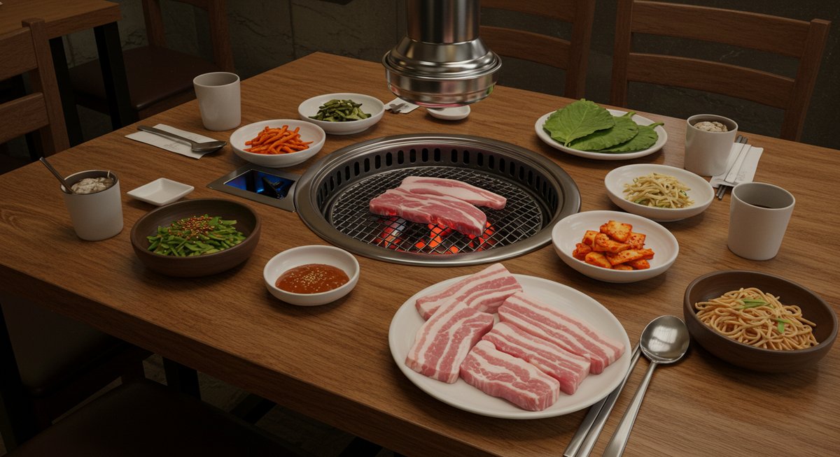 サムギョプサル 食べ方