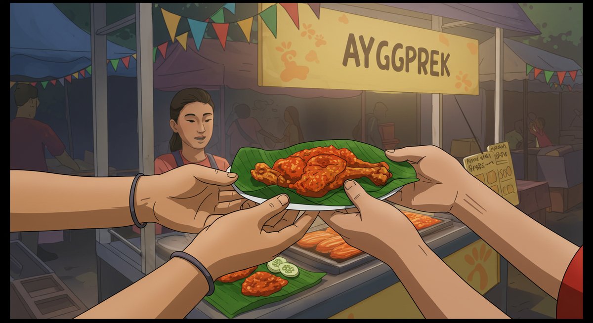ayam geprek とは