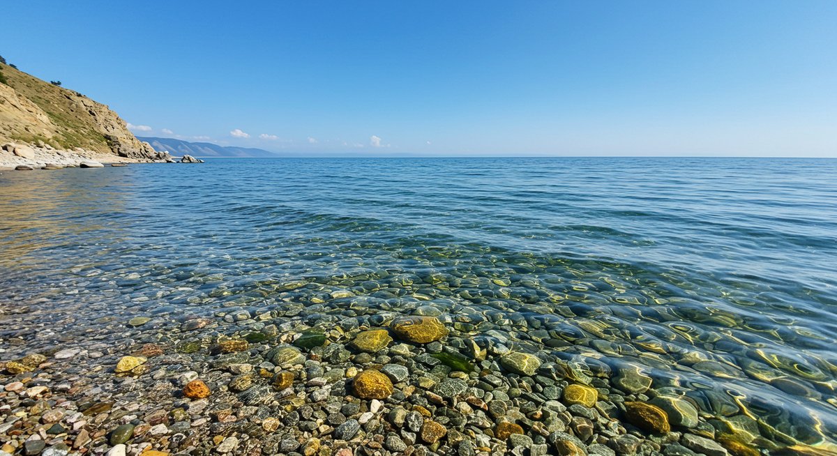 バイカル湖 水深