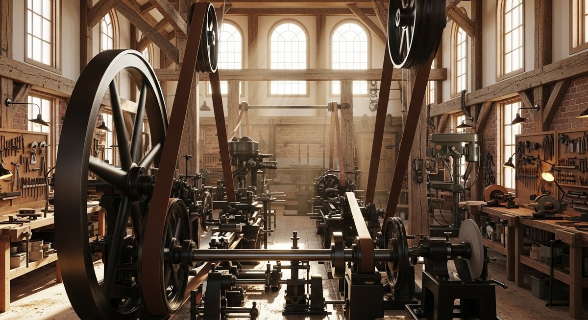 ダーウェント峡谷の工場群