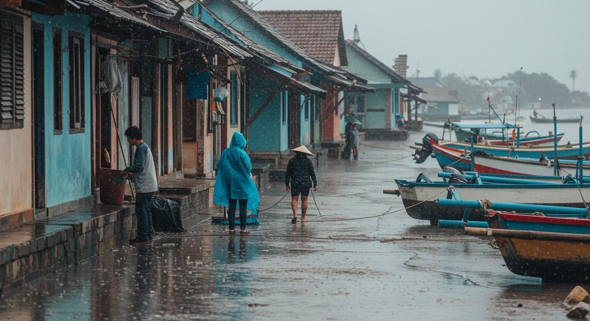 インドネシア 雨季