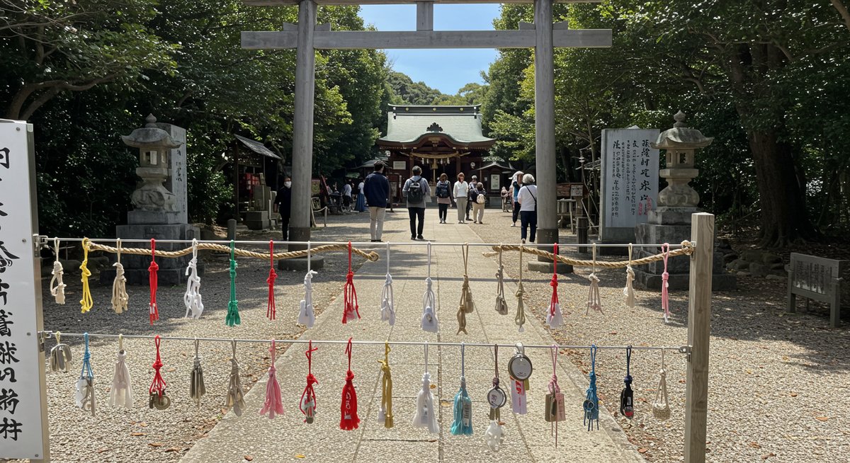 竈門神社 むすびの糸 どこにつける