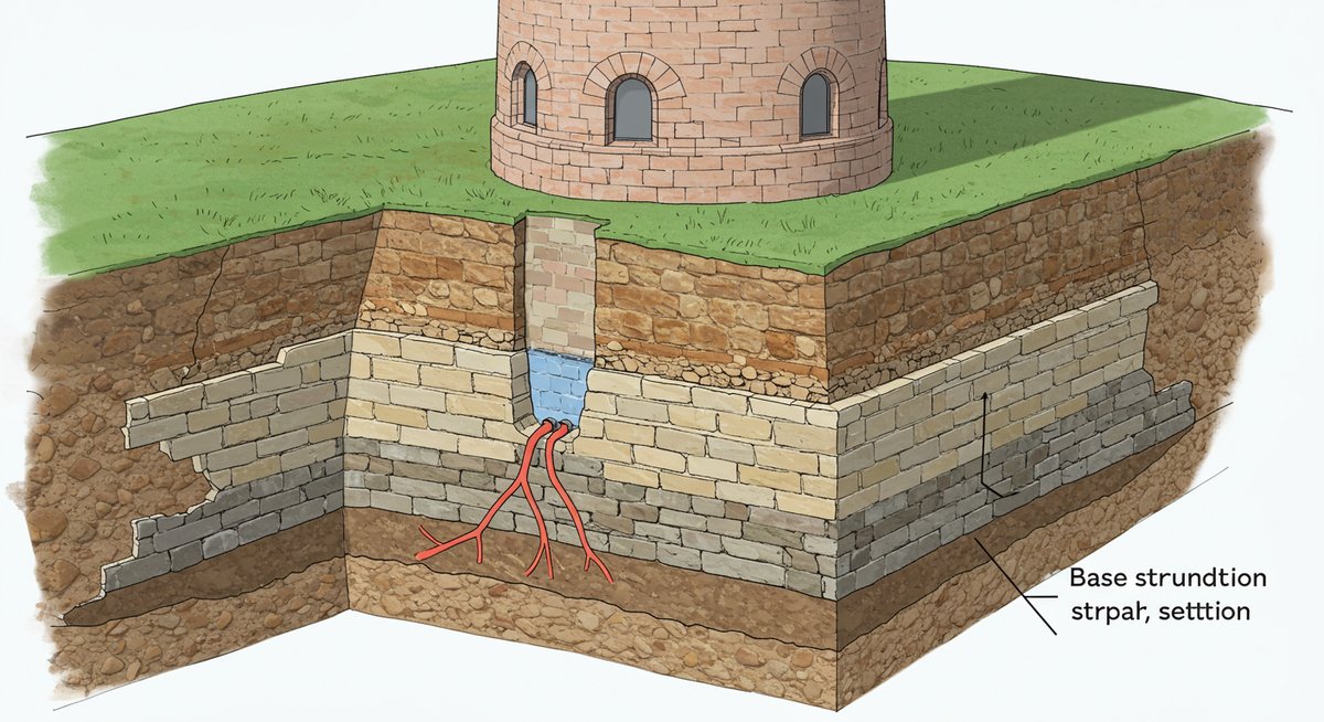 ピサの斜塔 なぜ倒れない