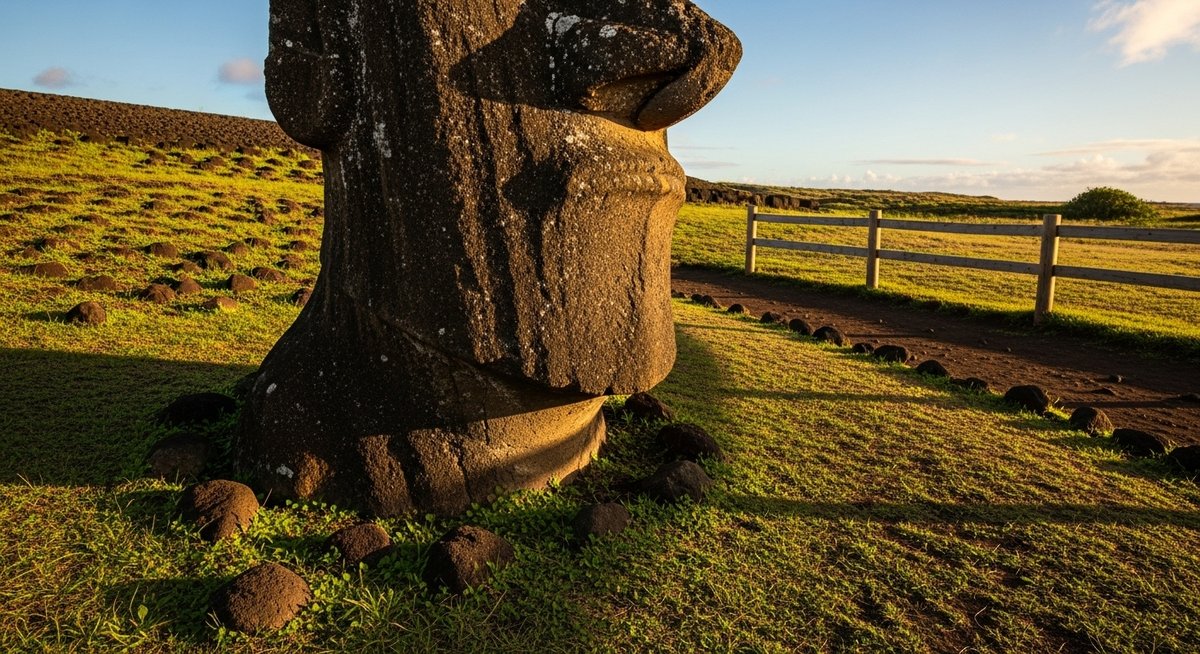 世界遺産 モアイ像