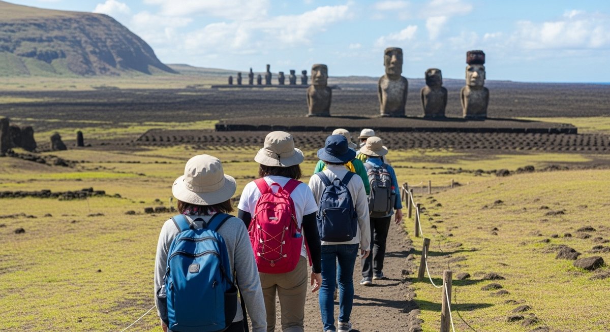 世界遺産 モアイ像