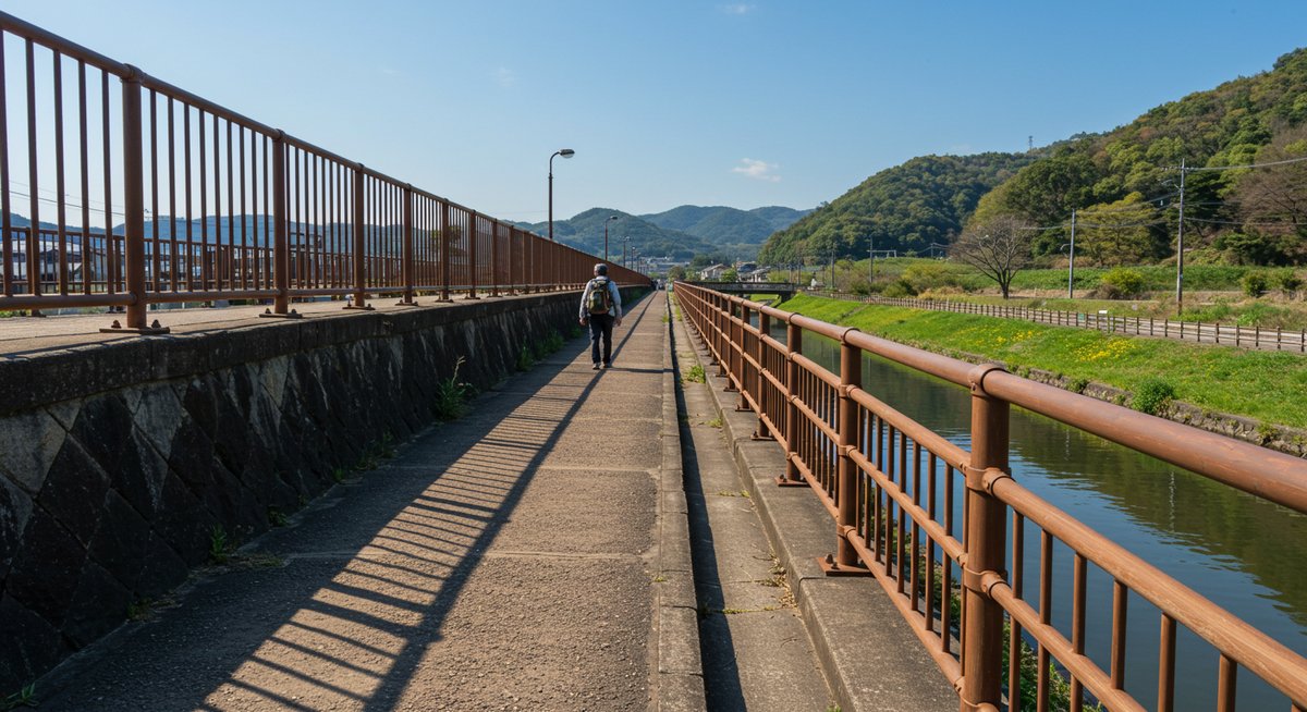 イギリス・ウェールズのポントカサステ水路橋と運河