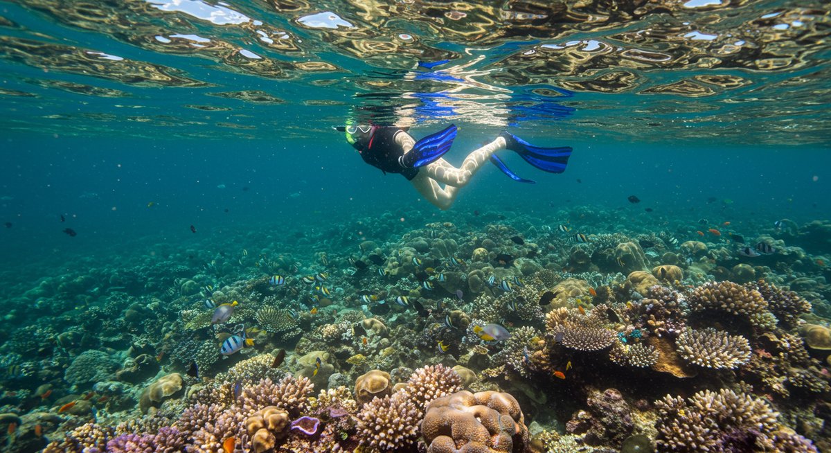 レンボンガン島 シュノーケリング