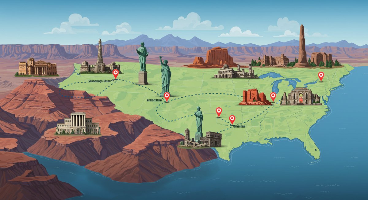 アメリカ 世界遺産 数